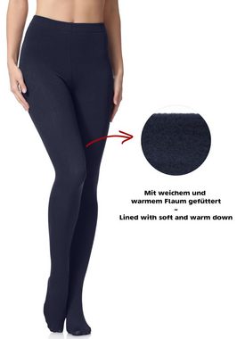 Merry Style Strumpfhose Damen Thermo Strumpfhosen 24555 gefüttert Extra Warm (1 St)