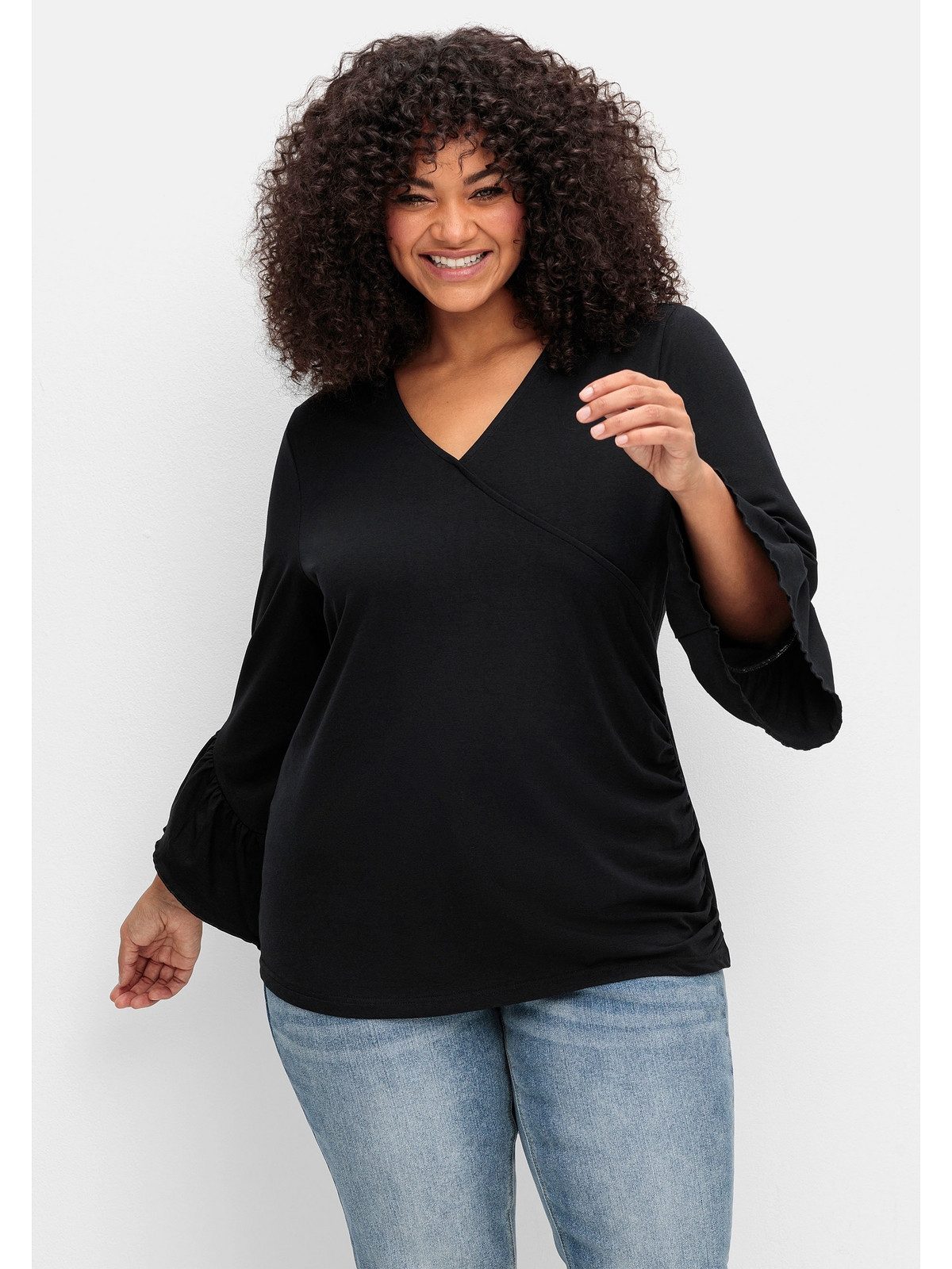 sheego by Joe Browns 3/4-Arm-Shirt Große günstig online kaufen