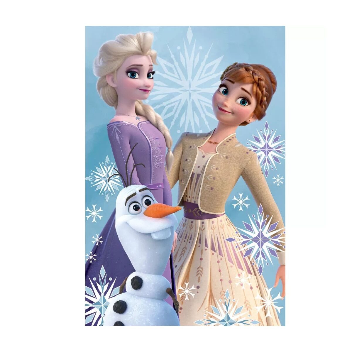 Wohndecke Disney Eiskönigin Olaf and Sisters Fleecedecke 100x150cm, Disney, Geschenkidee für Mädchen und Jungen