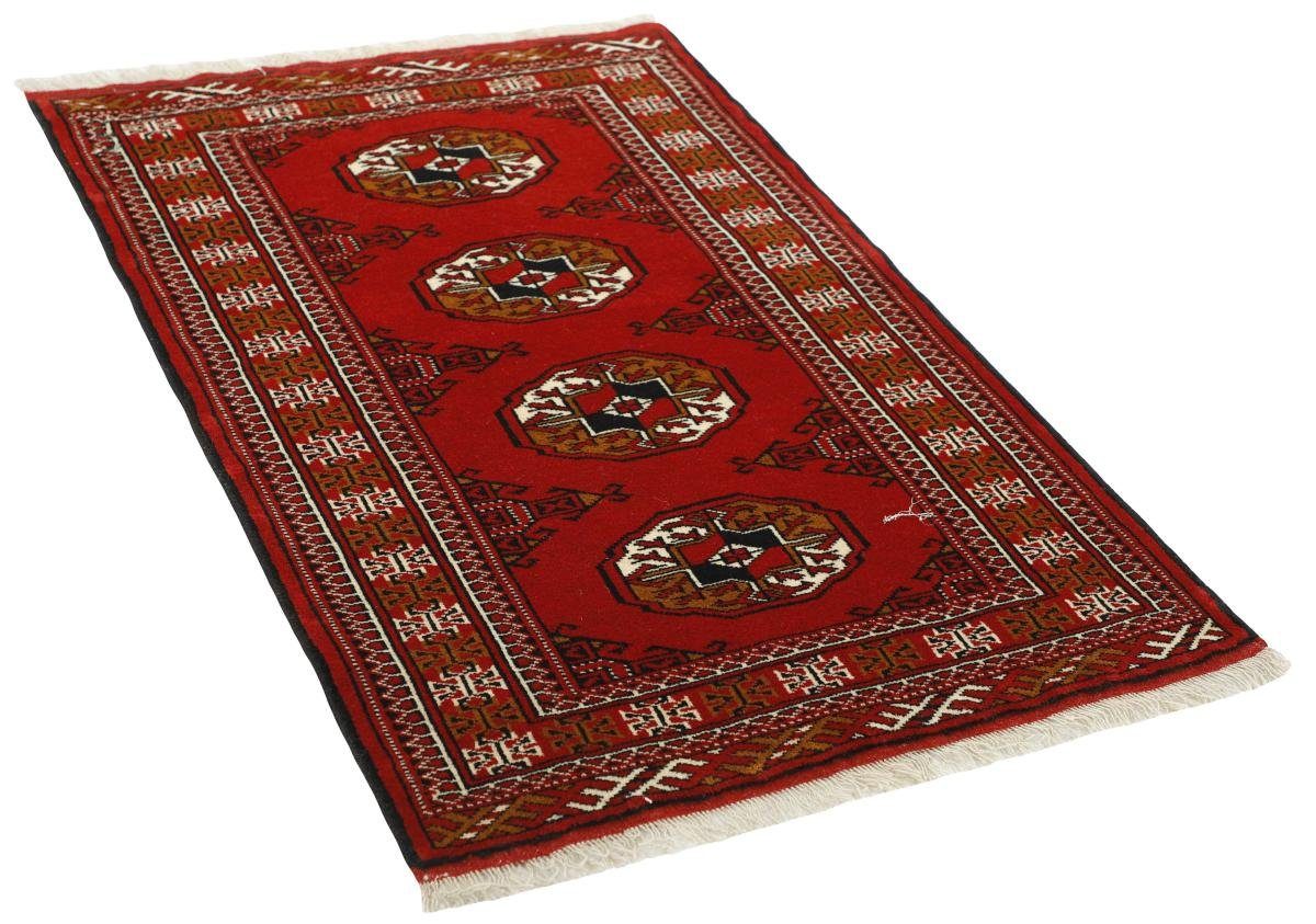 Orientteppich Trading, Handgeknüpfter Turkaman 6 rechteckig, Nain / Höhe: Orientteppich 83x125 mm Perserteppich,