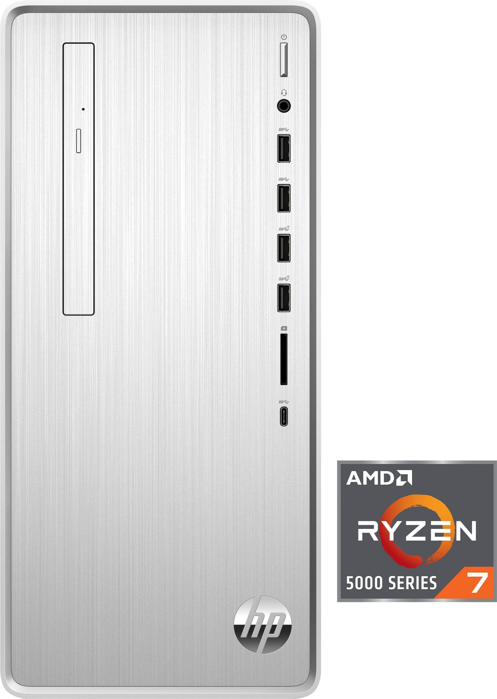 HP TP01-2030ng PC (AMD Ryzen RAM, Luftkühlung) 512 Graphics, 5700G, 16 Radeon GB GB 7 SSD