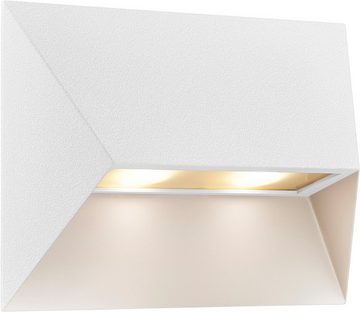 Nordlux Außen-Wandleuchte Pontio, ohne Leuchtmittel, Architekturdesign, Parallelschaltung möglich, austauschbare Glühbirne