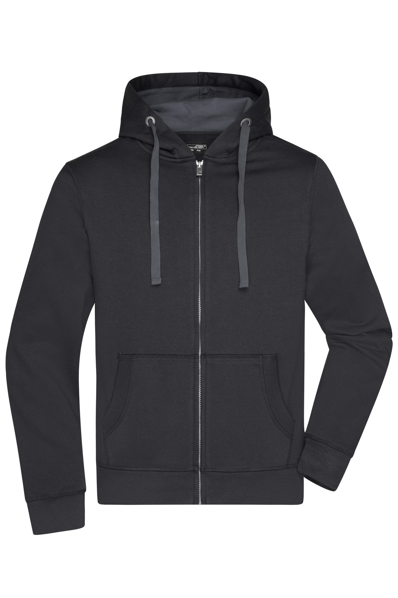 James & Nicholson Sweatjacke Wasser- und schmutzabweisende Herren Kapuzen-Sweatjacke JN595 Herren Sweatjacke Bionic