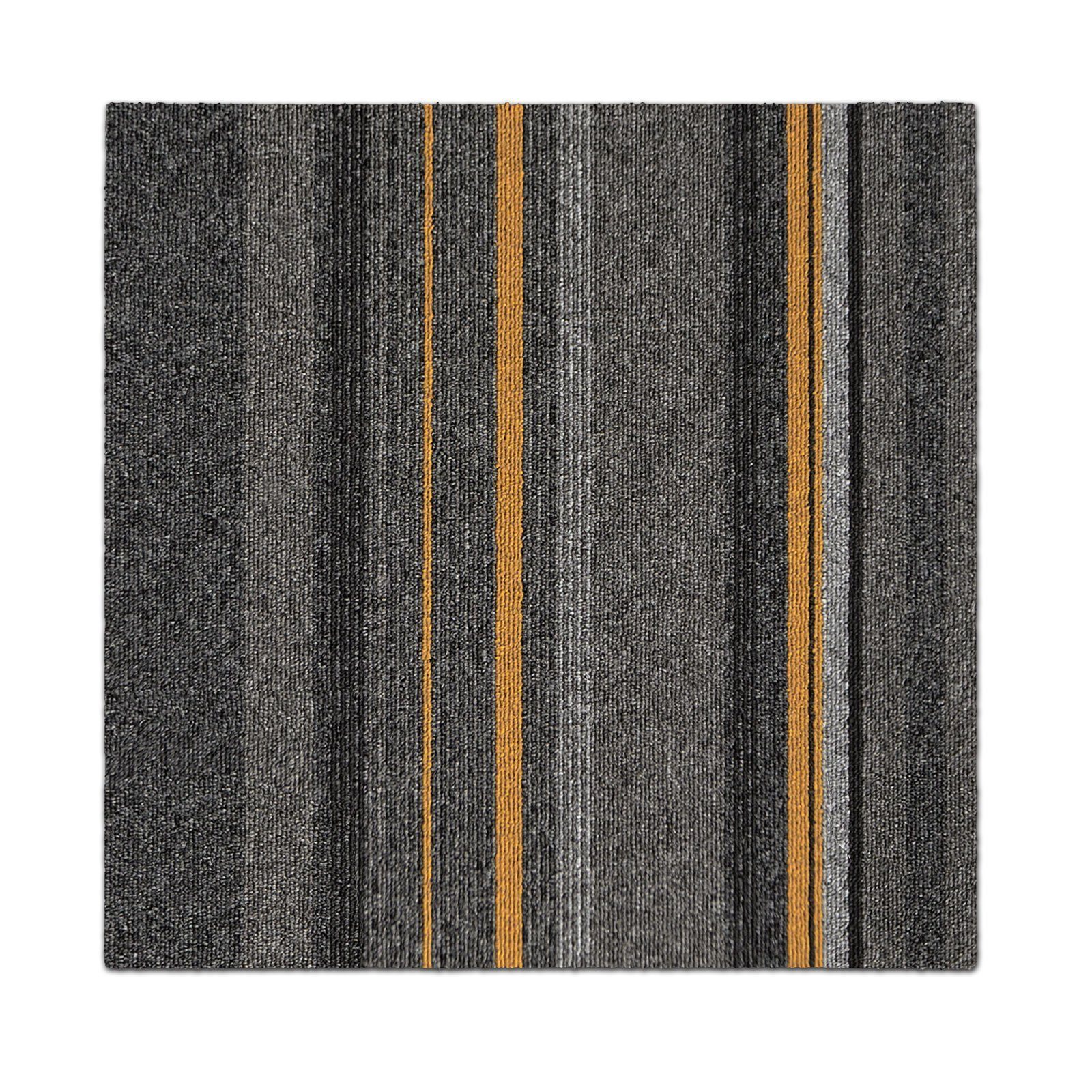 casa pura Teppichfliese Köln, Bodenschutz, gemusterte Fliese, 50 x 50 cm, Quadratisch, Höhe: 6 mm, Selbstliegend