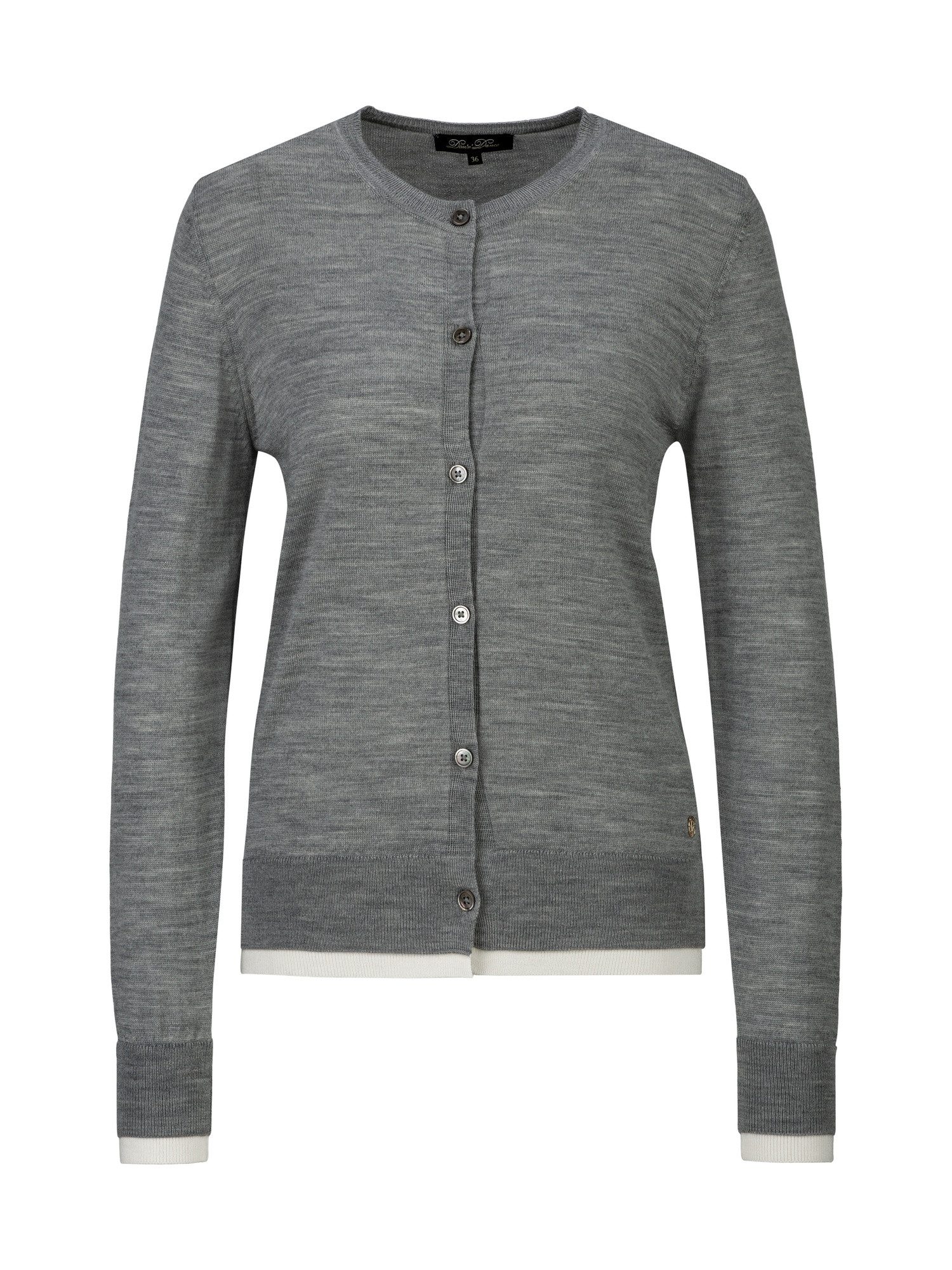 Dine ´n´ Dance Cardigan Colette aus 100 % Merinowolle, V-Ausschnitt, 6-Knopf-Verschluss