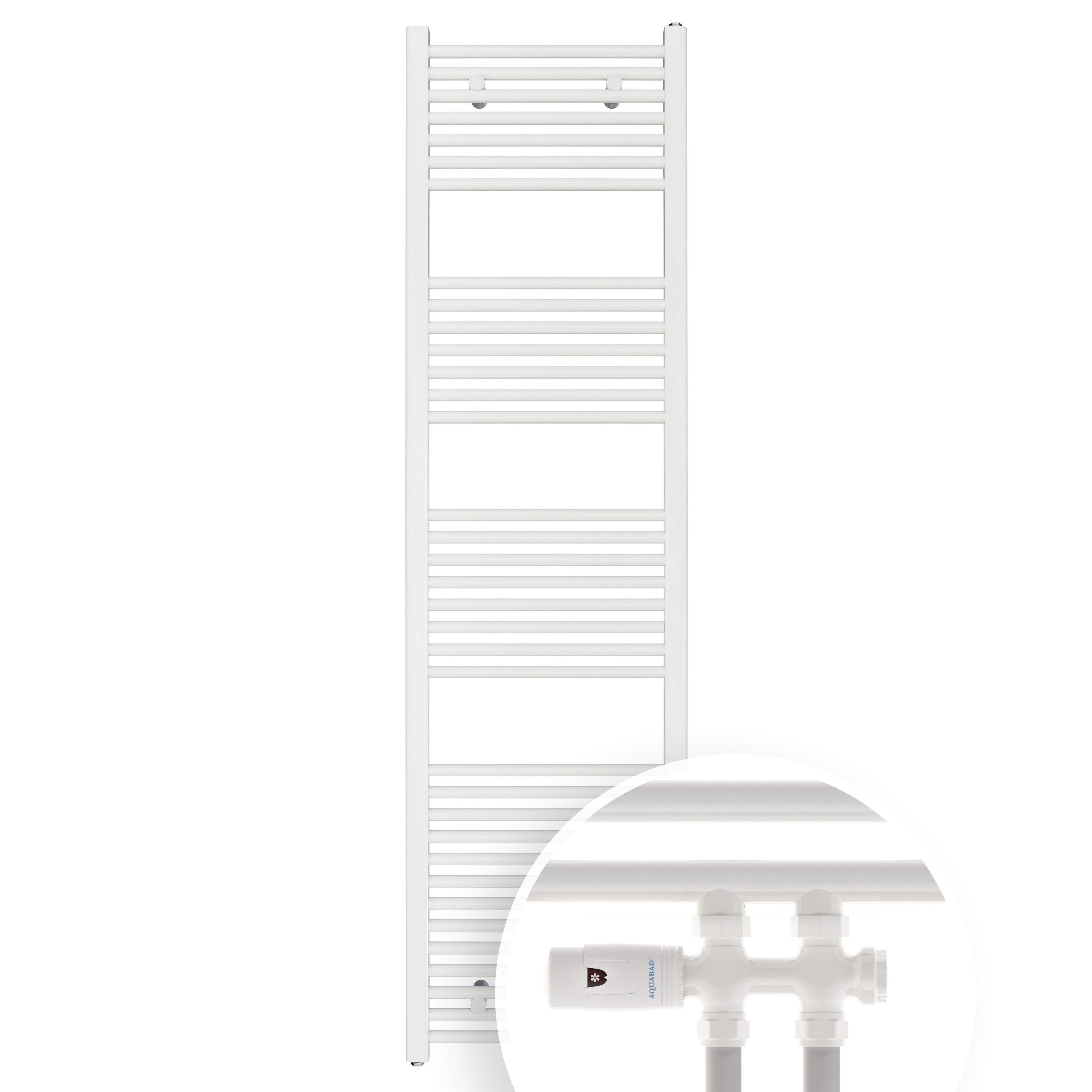 Aquabad® Badheizkörper VIRGO Handtuch Heizkörper Mittelanschluss günstig online kaufen