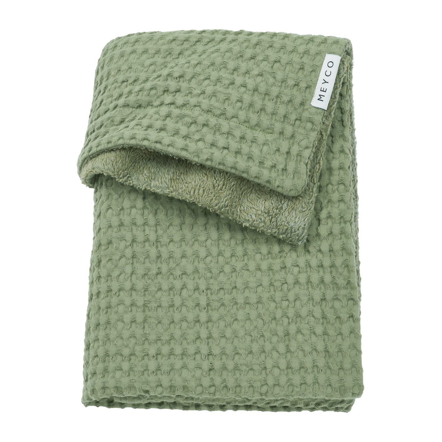 Babydecke Olive Green, Meyco Baby, 75x100cm günstig online kaufen