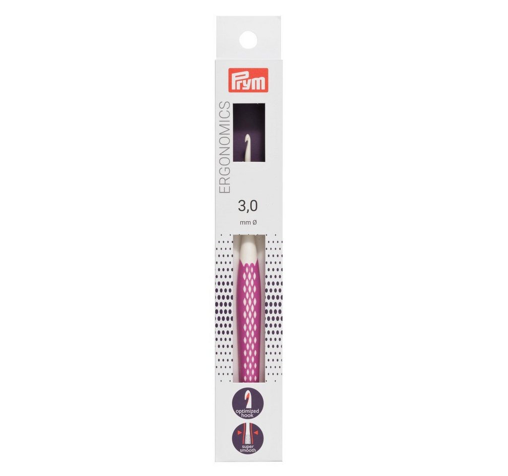 Thumbnail - Prym Häkelnadeln Wollhäkelnadel Ergonomics, 16,5 cm lang