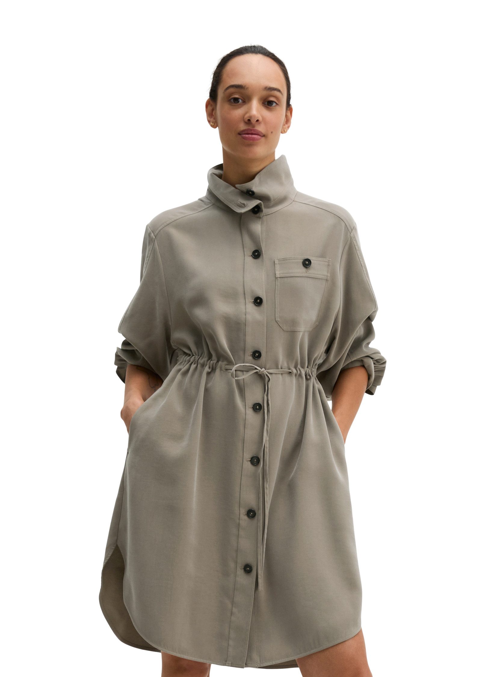 Marc O'Polo Minikleid aus gewaschener Viskose
