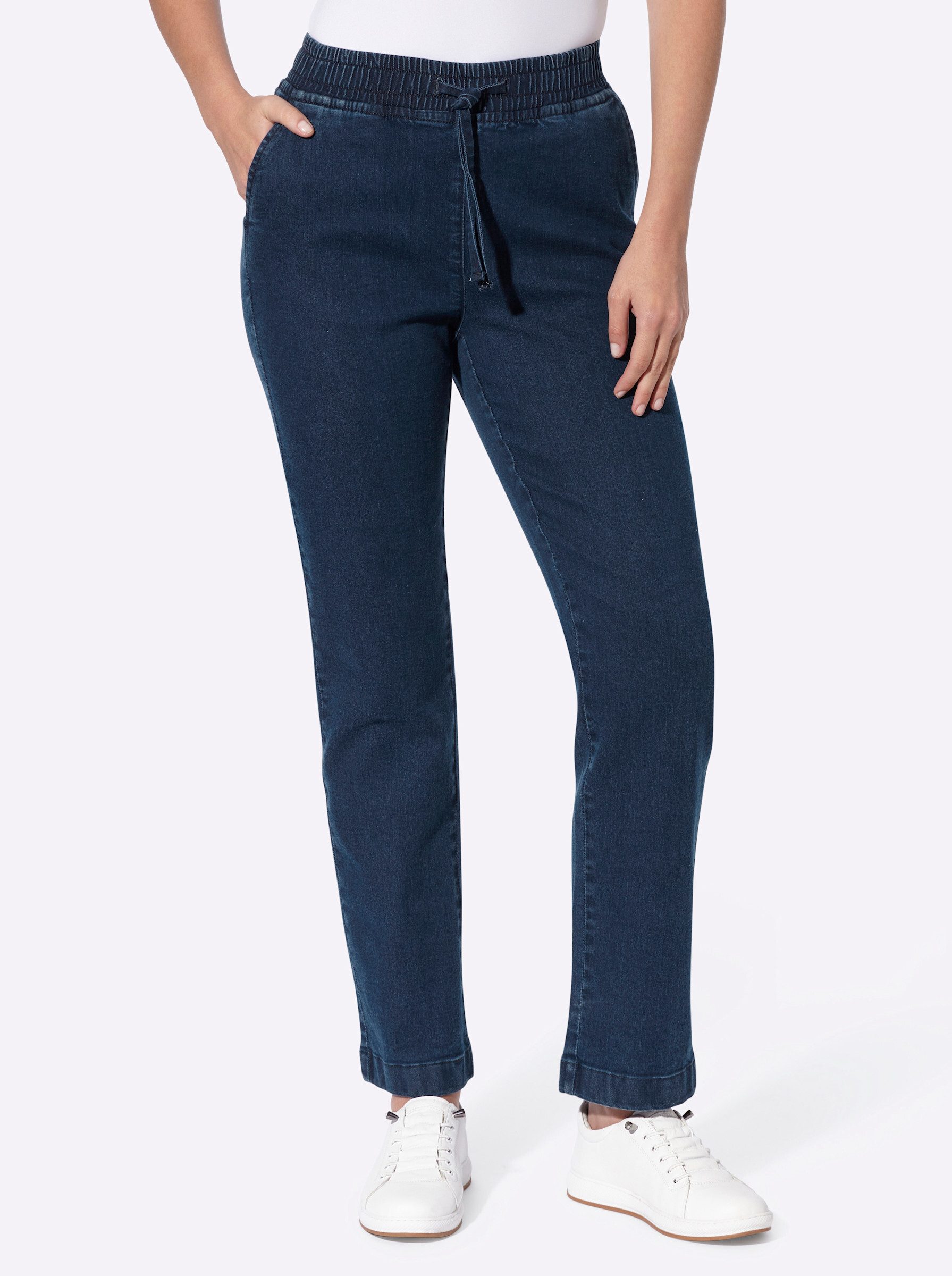 Sieh an! Bequeme Jeans Schlupfjeans komfortabel