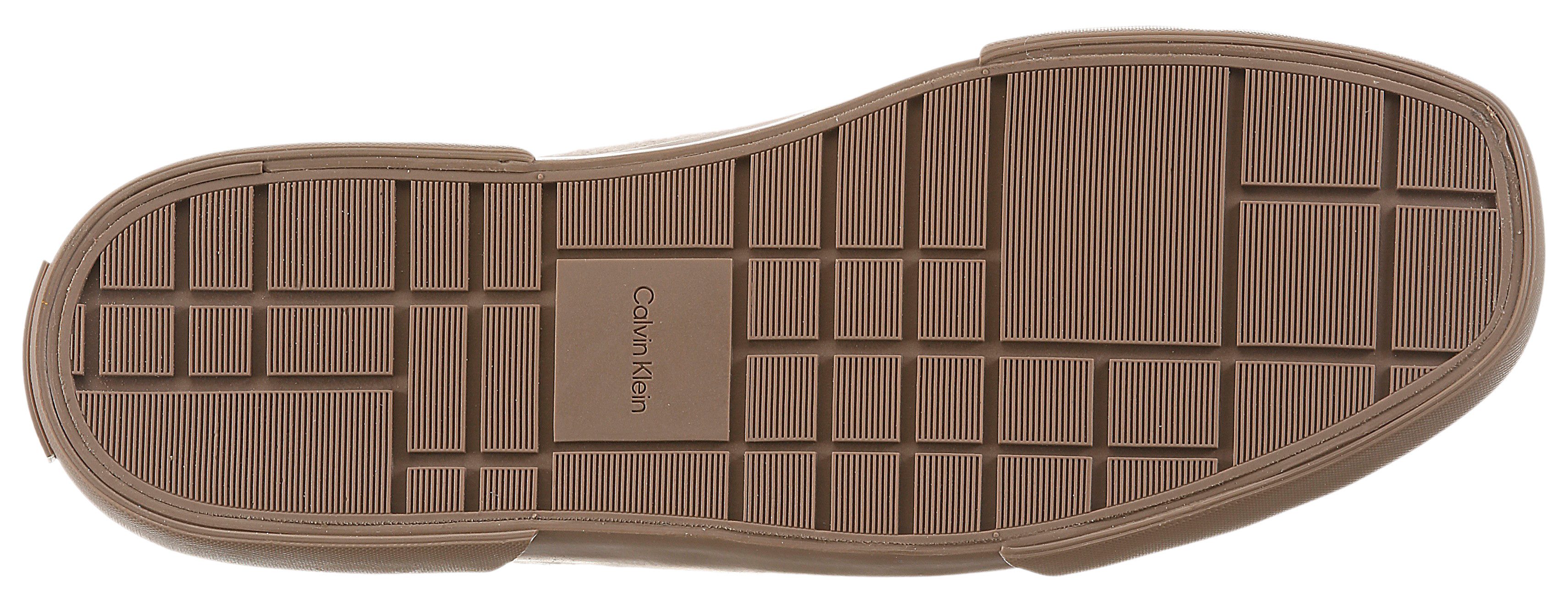 Calvin Klein VULC LOW LACEUP AOP CANVAS Plateausneaker Freizeitschuh, Halbschuh, Schnürer mit Plateau