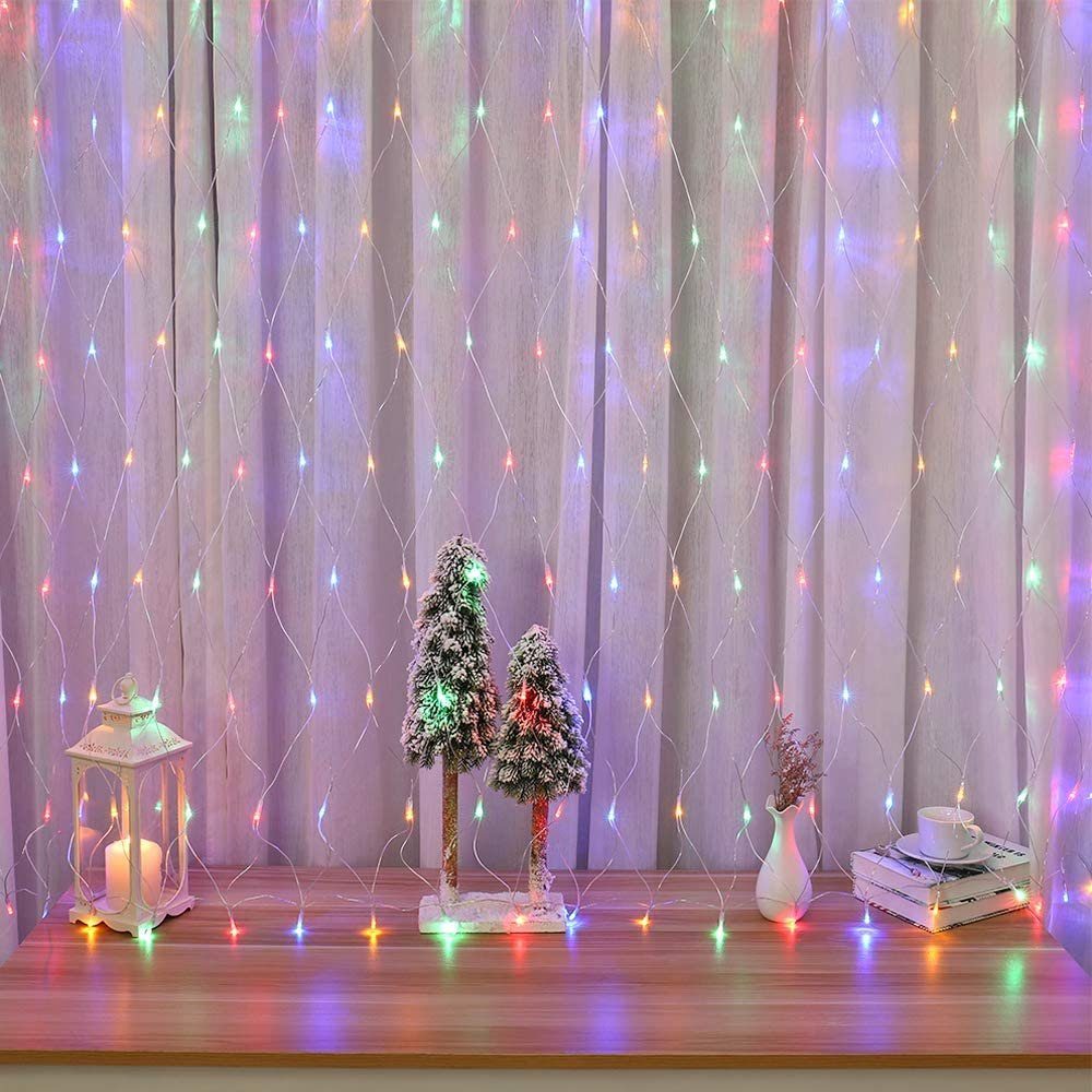 MUPOO LED-Lichternetz LED Lichternetz,Lichterkette Netz mit günstig online kaufen