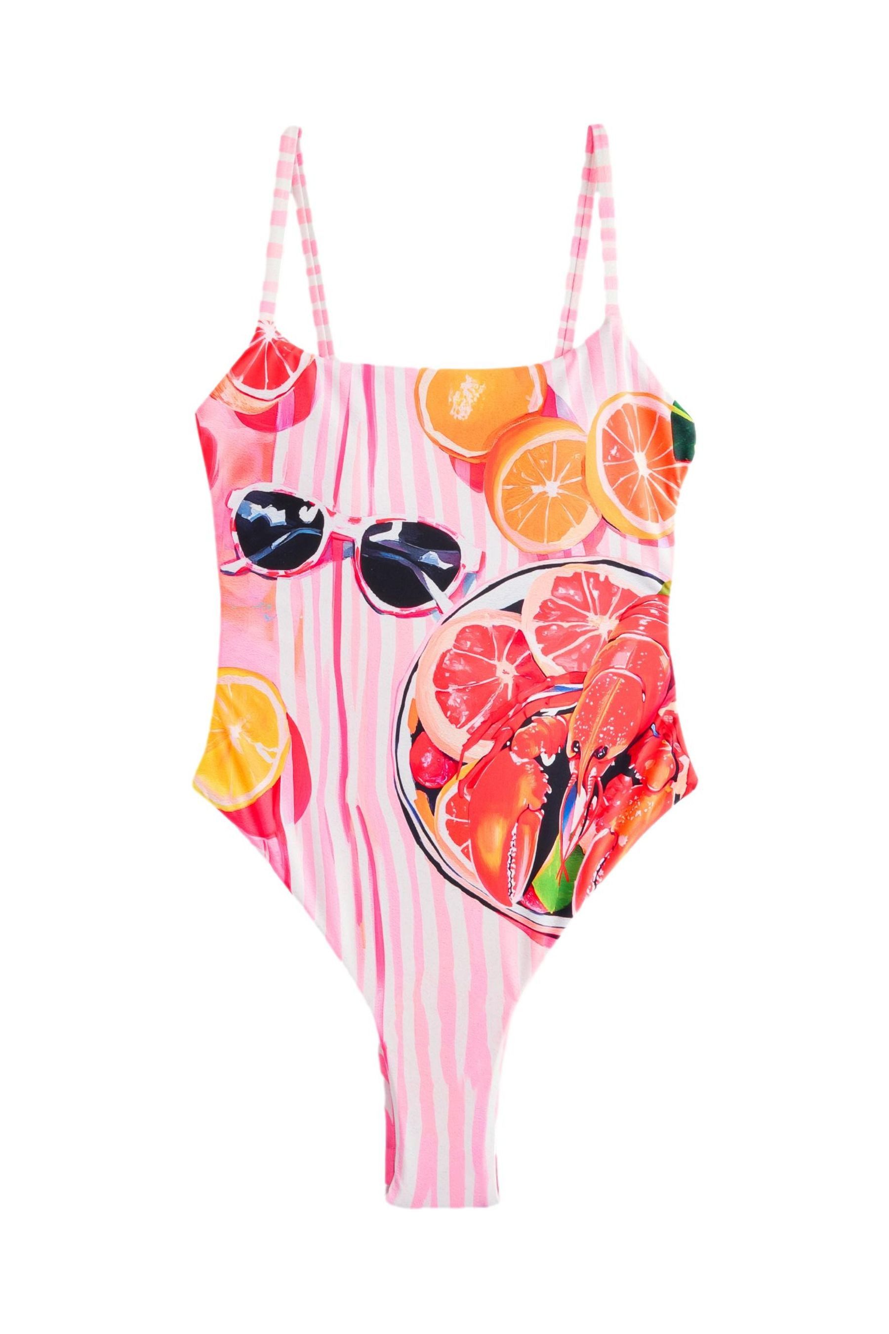 Next Badeanzug Bauchformender Scoop-Badeanzug, hohes Bein (1-St)