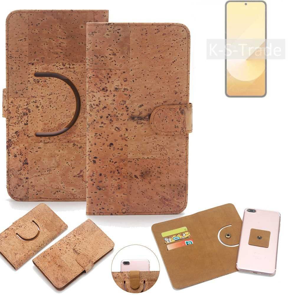 K-S-Trade Handyhülle für Samsung Galaxy Z Flip6, Handy-Hülle Schutz-Hülle Handyhülle Schutzhülle Korkhülle