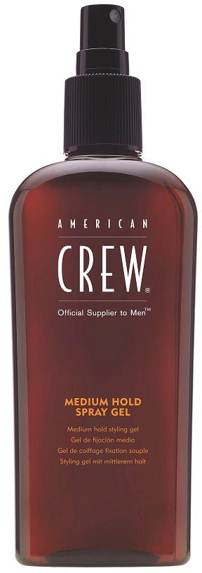 Medium American Haargel Hold Stylinggel Haarstyling, Crew Spray, Classic