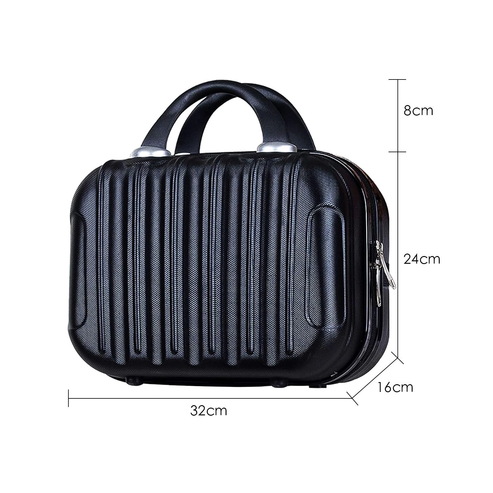 CALIYO Kosmetikkoffer Tragbare Make-up Organizer Box Kosmetikkoffer Make-up Koffer, für Kosmetiktasche für Reise Kulturbeutel auf Trolley befestigbar