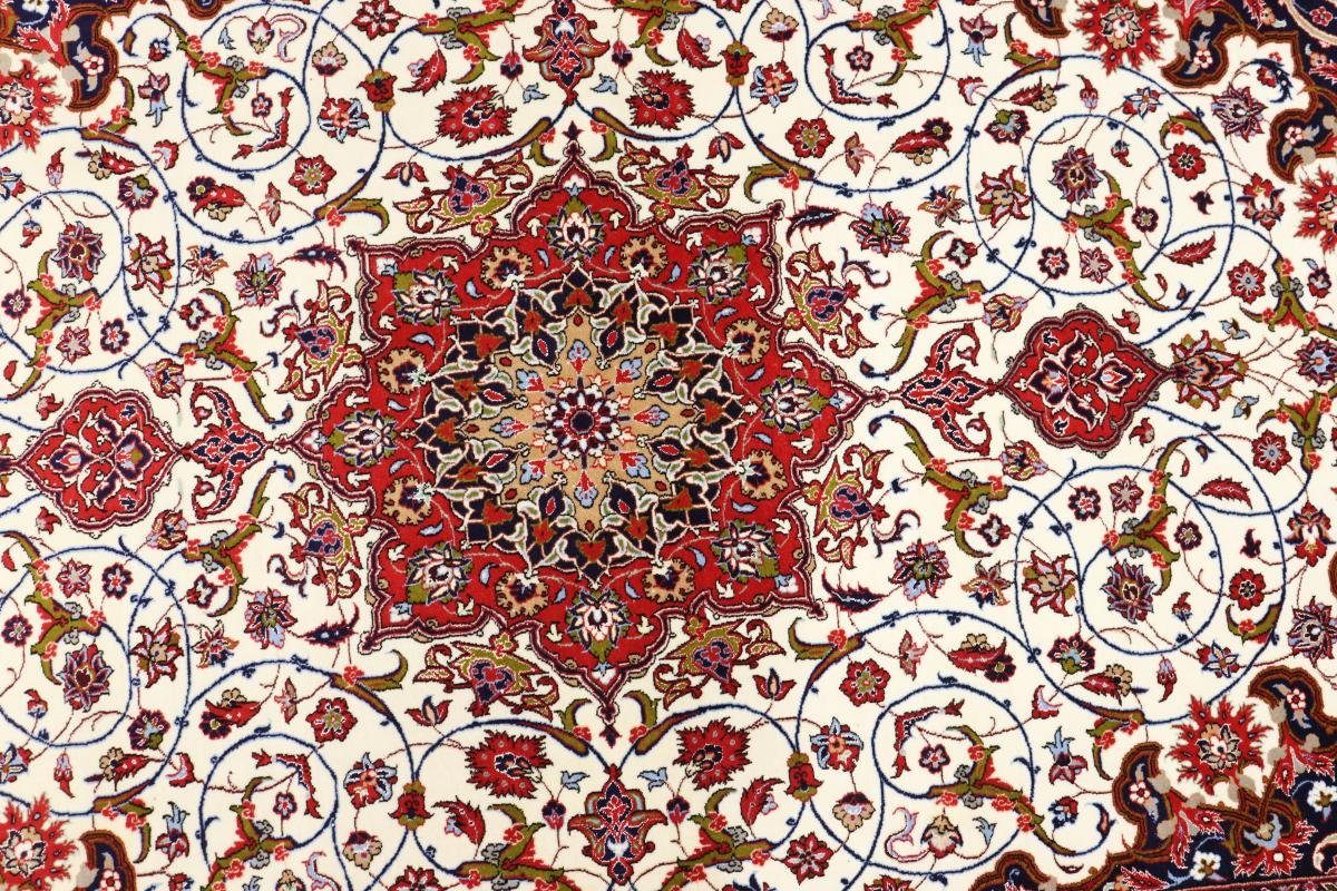 Orientteppich rechteckig, mm Nain Isfahan 159x239 Höhe: 6 Orientteppich, Handgeknüpfter Seidenkette Trading,