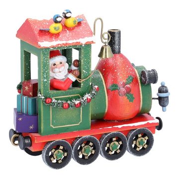 Käthe Wohlfahrt Räuchermännchen Lokomotive mit Weihnachtsmann, Duftl
