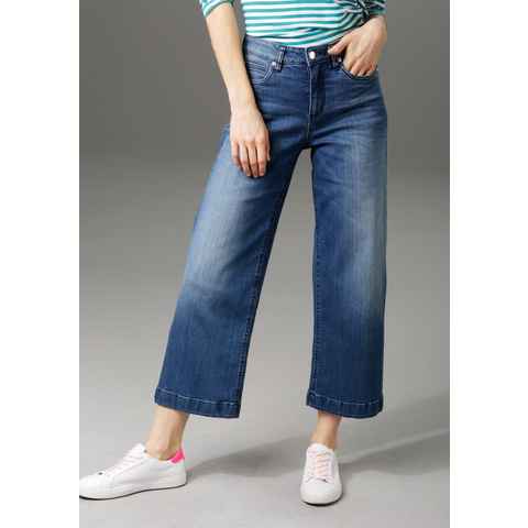 Aniston CASUAL 7/8-Jeans in Used-Waschung