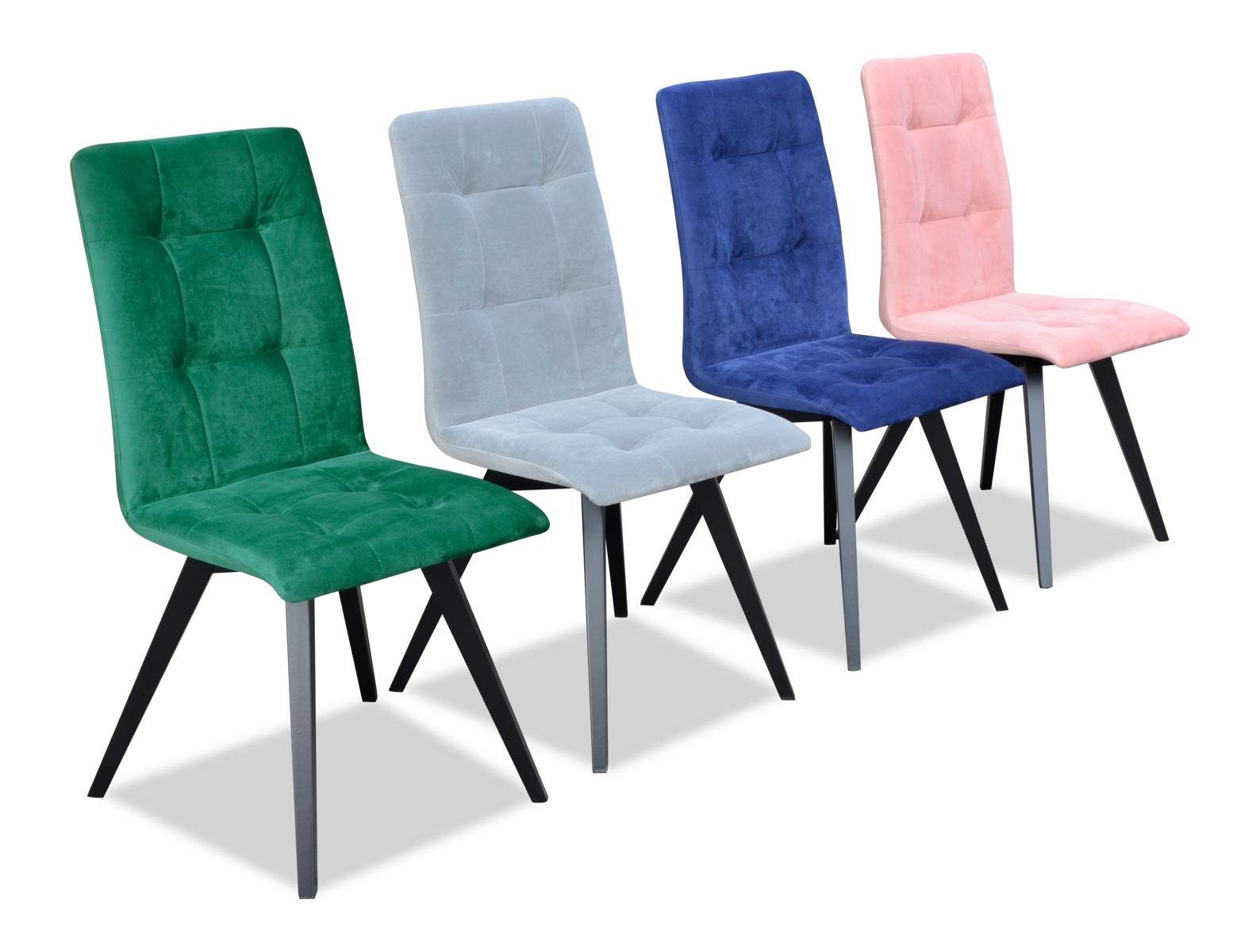 JVmoebel Esszimmerstuhl Elegante Holzstühle mit Polster für Ess- und Wohnzimmer, Made in Europa