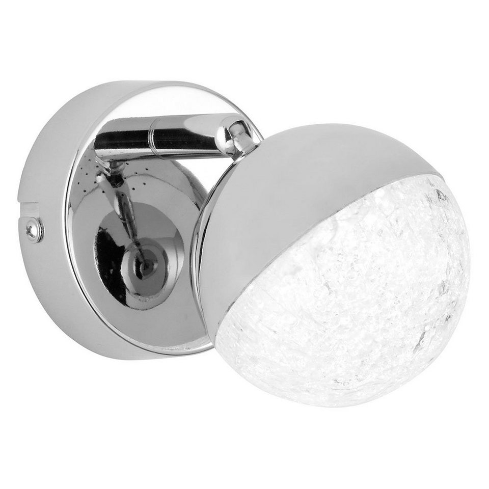 LED-Leuchtmittel Action LED Wandleuchte Spot Sanan Chrom 4,5W 380lm warmweiß  3000K