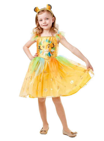 Rubie´s Kostüm König der Löwen Simba Kostümkleid für Kinder, Süßes Glitzerkleid für Fans des kleinen Disney Löwens