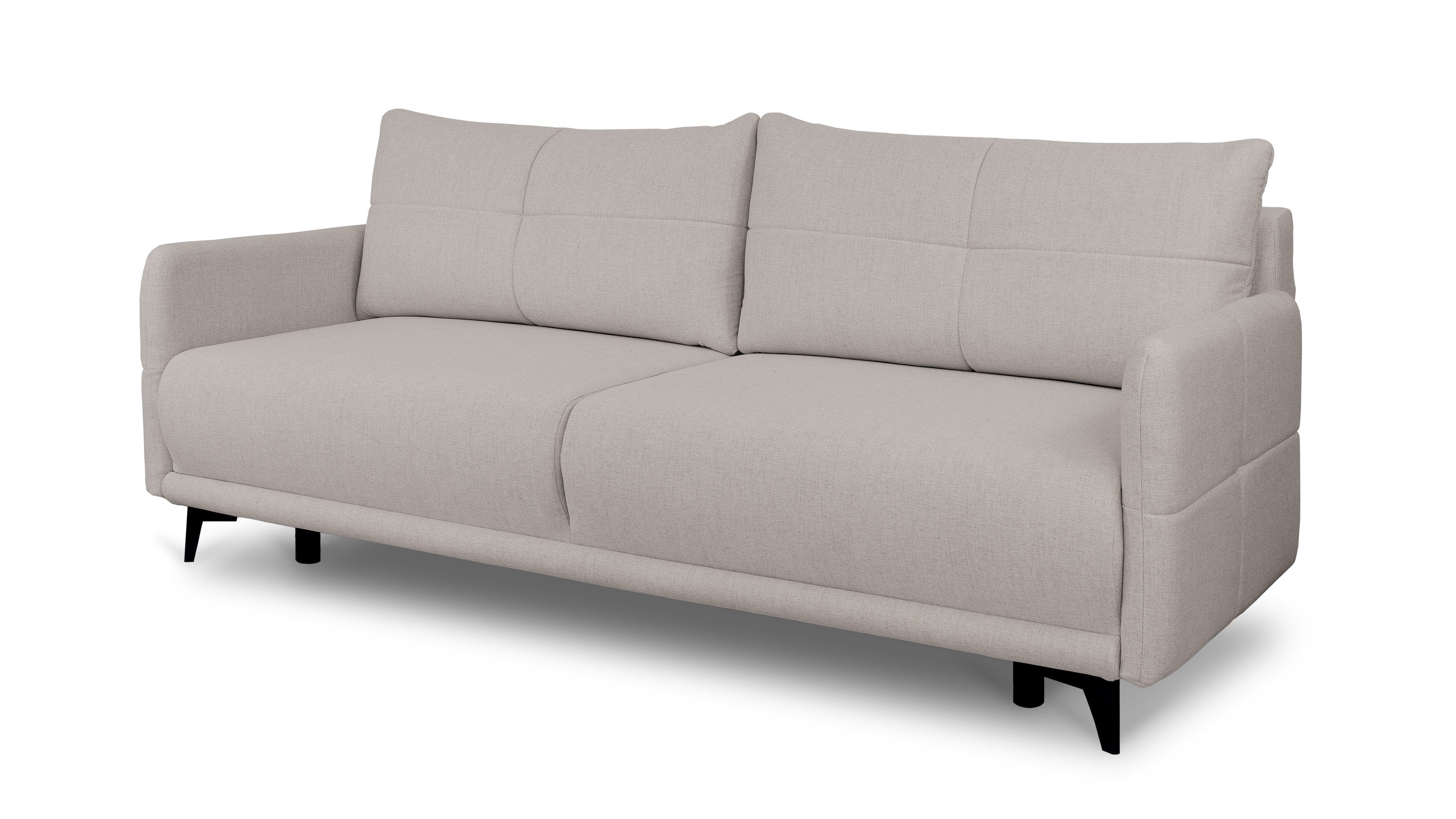 Siblo 3-Sitzer Liris, Modernes Sofa mit Bettkasten, Sofa mit Schlaffunktion Neve 13