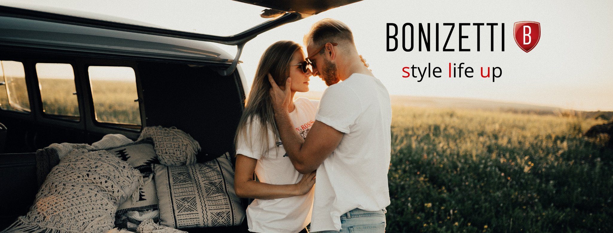 Bonizetti Sonnenbrille (Herren Sonnenbrille Bambus, 1-St)