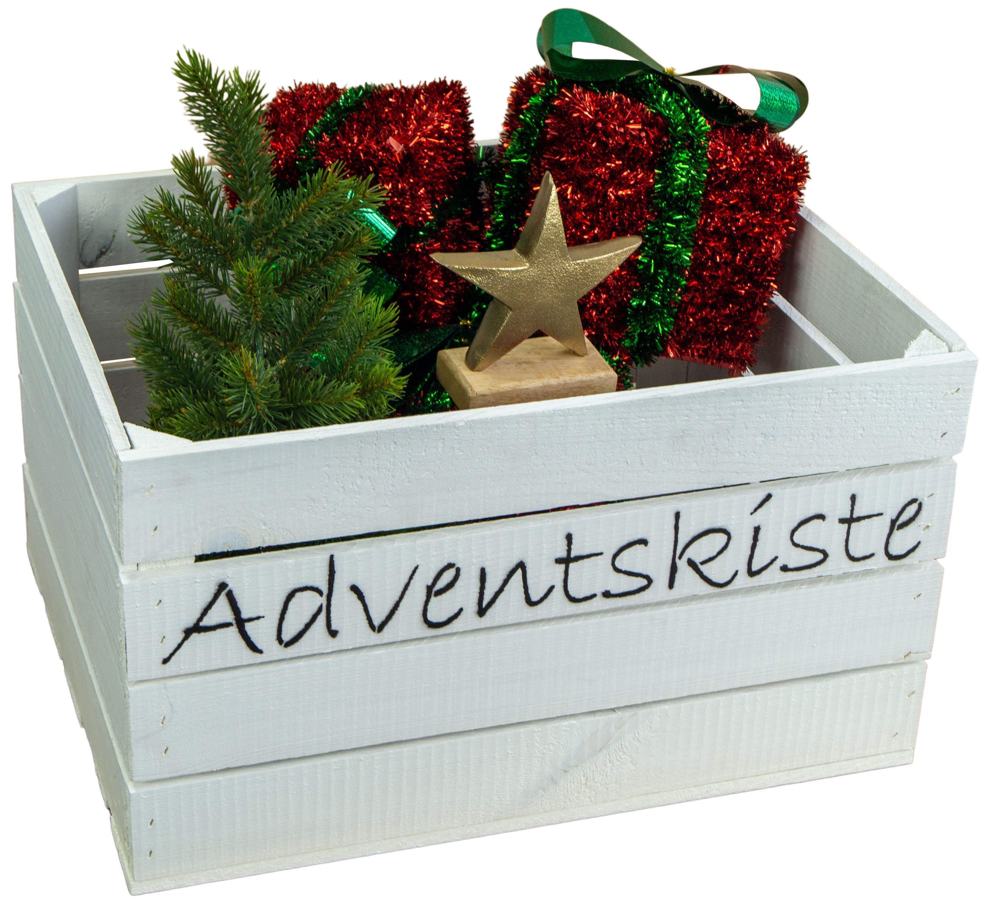 Kistenkolli Altes Land Allzweckkiste Adventskiste weiss Weinkiste Obstkiste günstig online kaufen