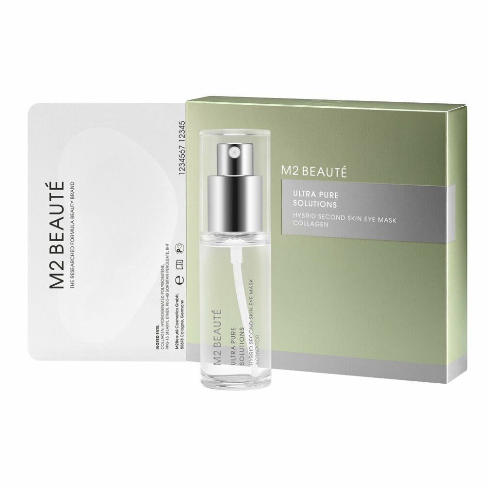 M2 Beauté Augenmaske Hybrid Second Haut Eye Mask Collagen 7 Aplicaciones