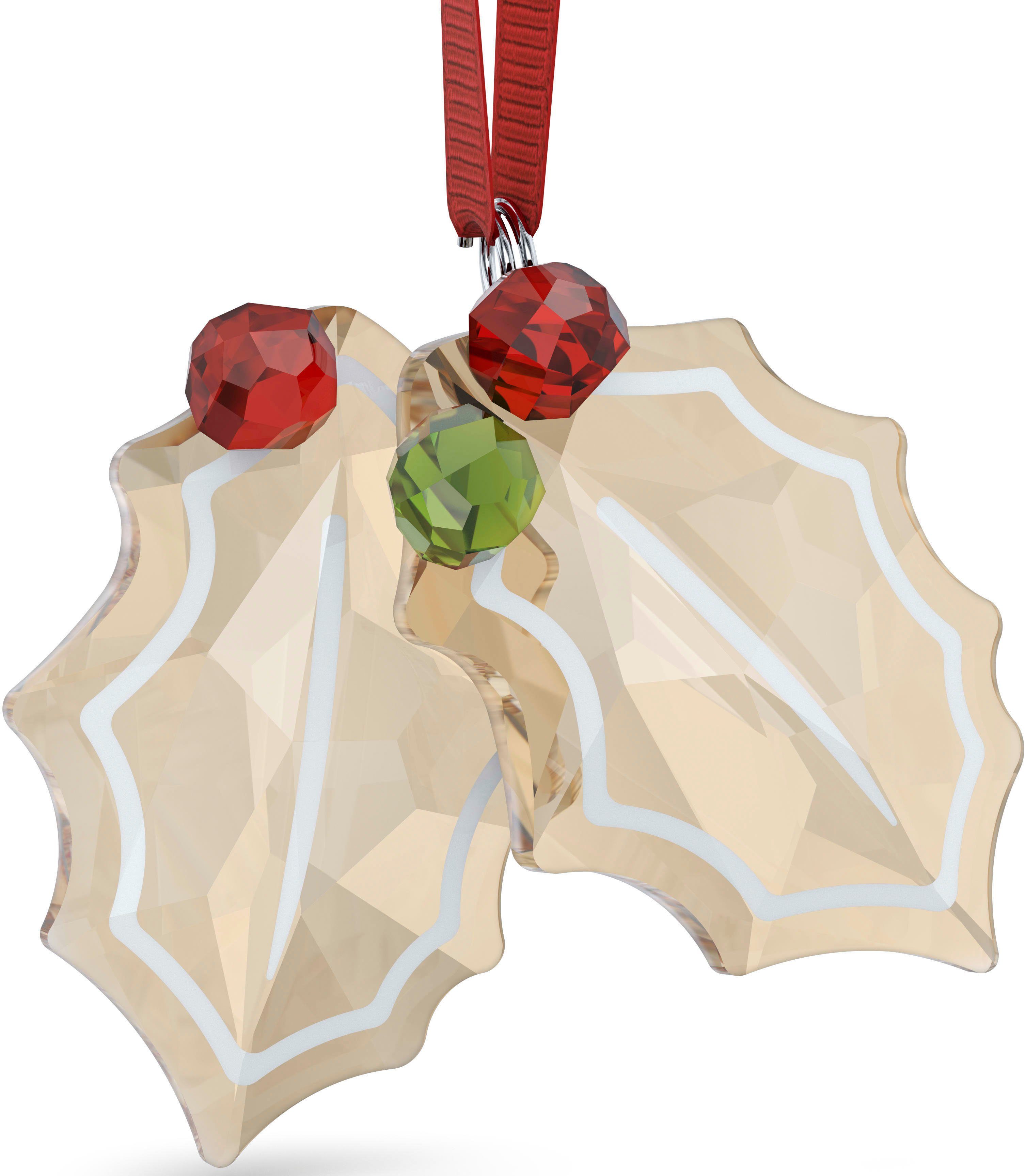 Stechpalmenblätter, HOLLY Dekohänger St), ORNAMENT LEAVES, (1 Swarovski® Swarovski Kristall 5656277