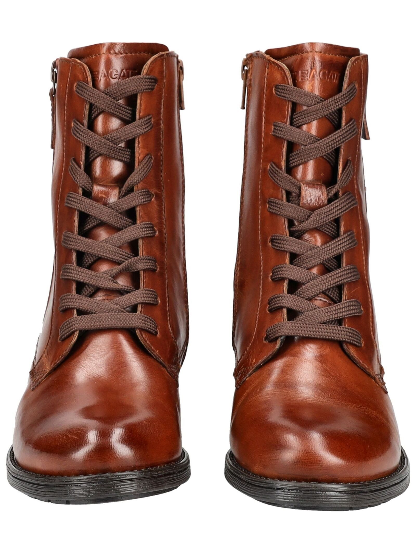BAGATT Stiefelette Nappaleder . Schnürstiefelette