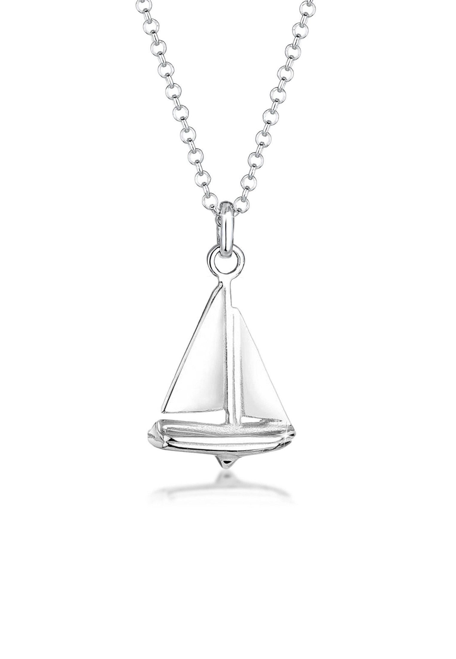 Elli Kette mit Anhänger Erbskette Segelboot Anhänger Maritim 925 Silber, Se günstig online kaufen