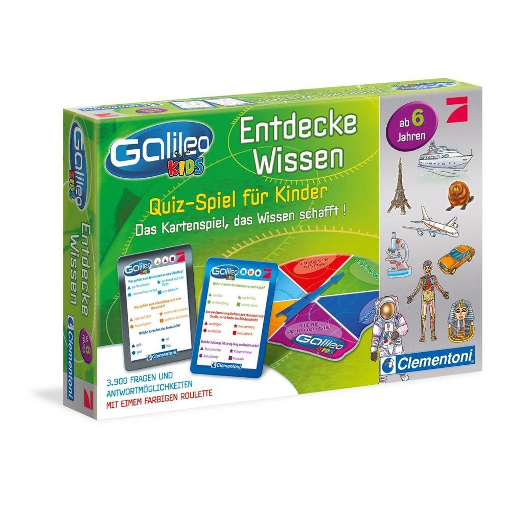 Clementoni® Lernspielzeug Galileo Kids, Wissens-Quiz für günstig online kaufen