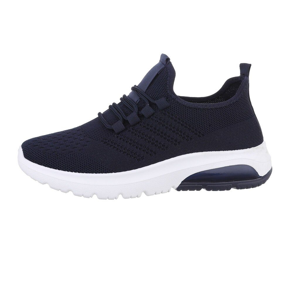 Coolwalk Herren Low-Top Freizeit Sneaker Flach Sneakers in Dunkelblau günstig online kaufen