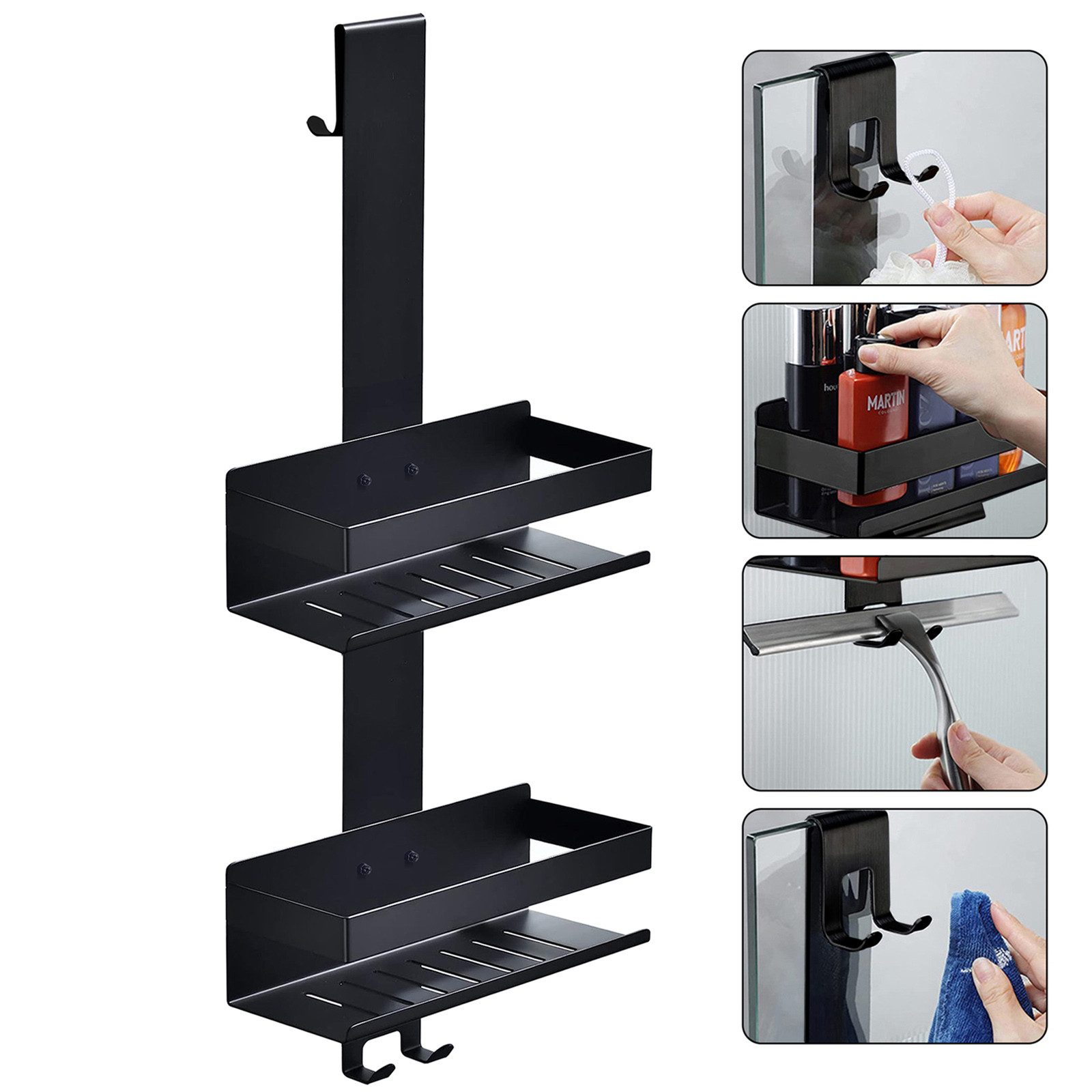 CALIYO Duschablage Duschablage zum Hängen, Duschregal aus Edelstahl SUS304 günstig online kaufen