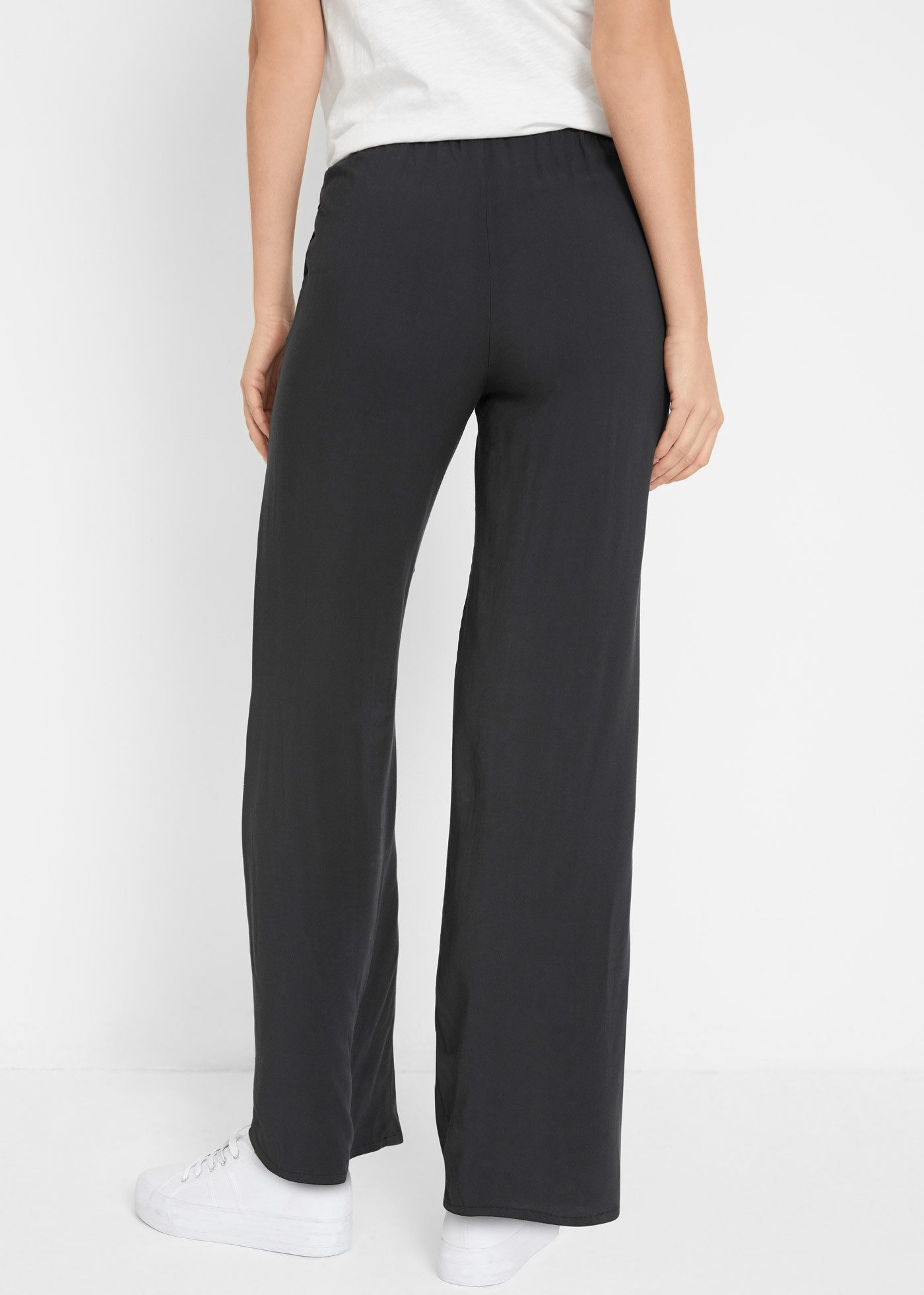bonprix Schlupfhose aus Viskose, leichtes Material, weite Beine, lockere Pa günstig online kaufen