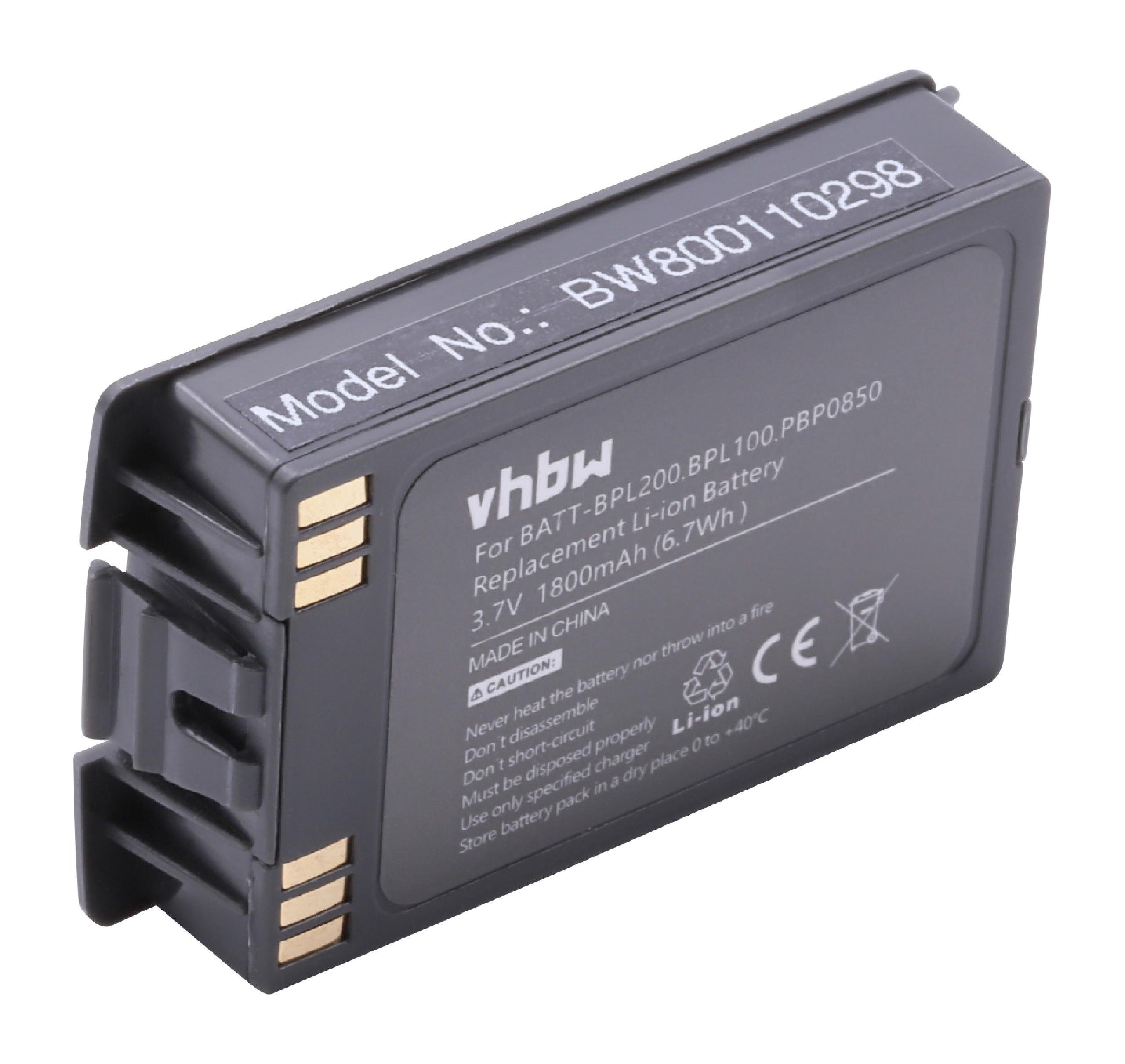 vhbw Akku passend für Spectralink BPL100, BPL200, BPL300, PBP1850, 6020, 8020, 8030 Festnetz & DECT (1800mAh, 3,7V, Li-Ion) 1800 mAh