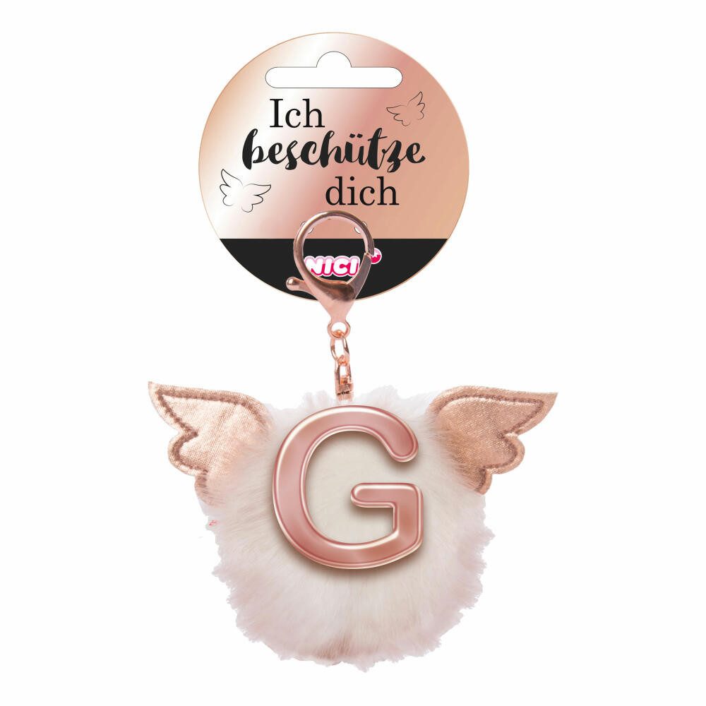 Schlüsselanhänger Schutzbommel ABC-Anhänger Buchstabe G