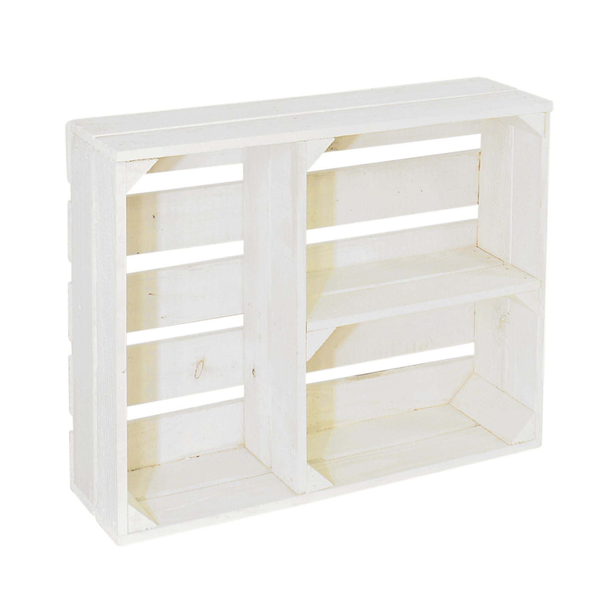 CHICCIE Holzkiste Holzregal 50x40x15cm - weiß günstig online kaufen