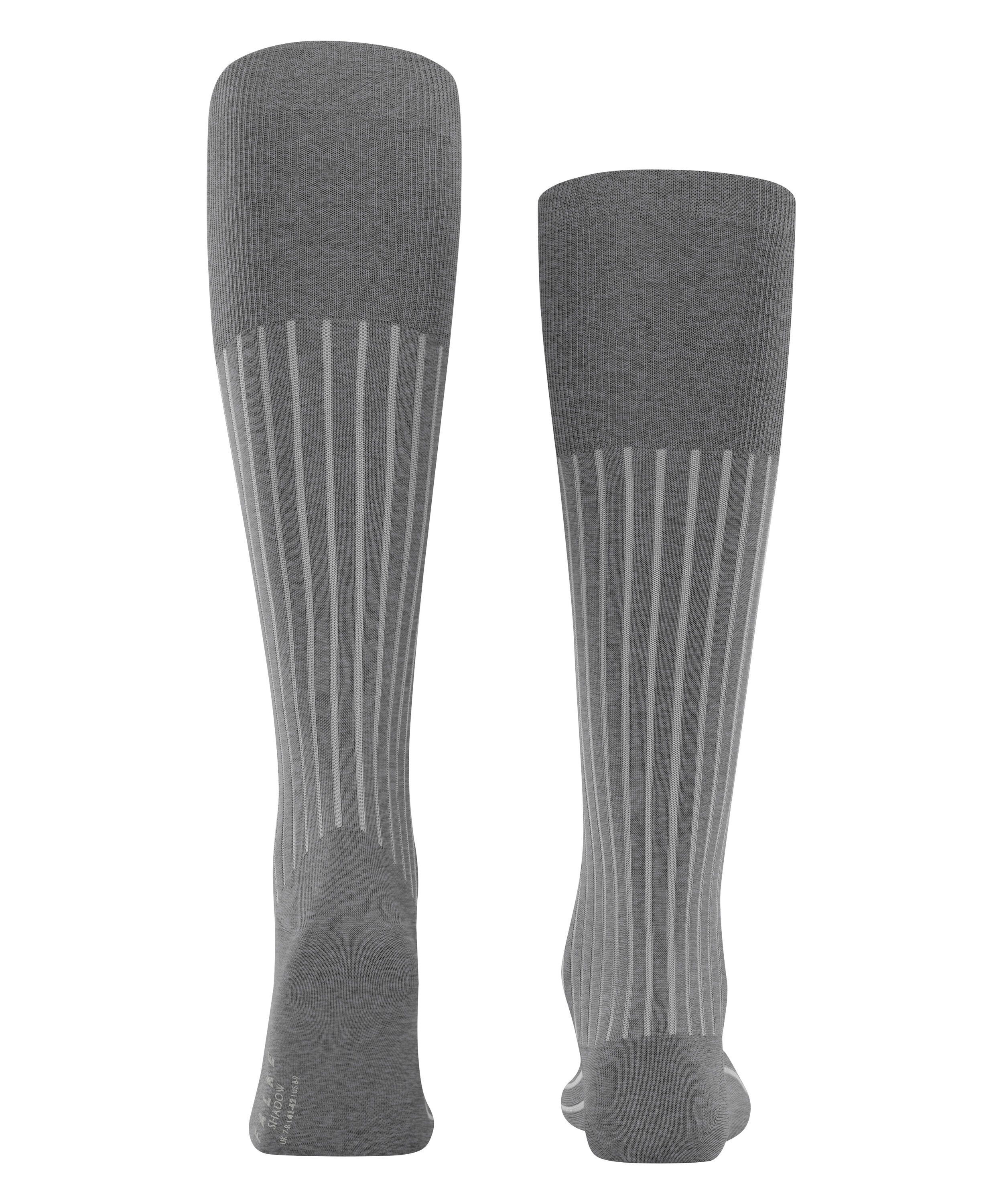 FALKE Kniestrümpfe Shadow Kniestrümpfe mit feiner Rippstruktur (1-Paar) mit feiner Rippstruktur