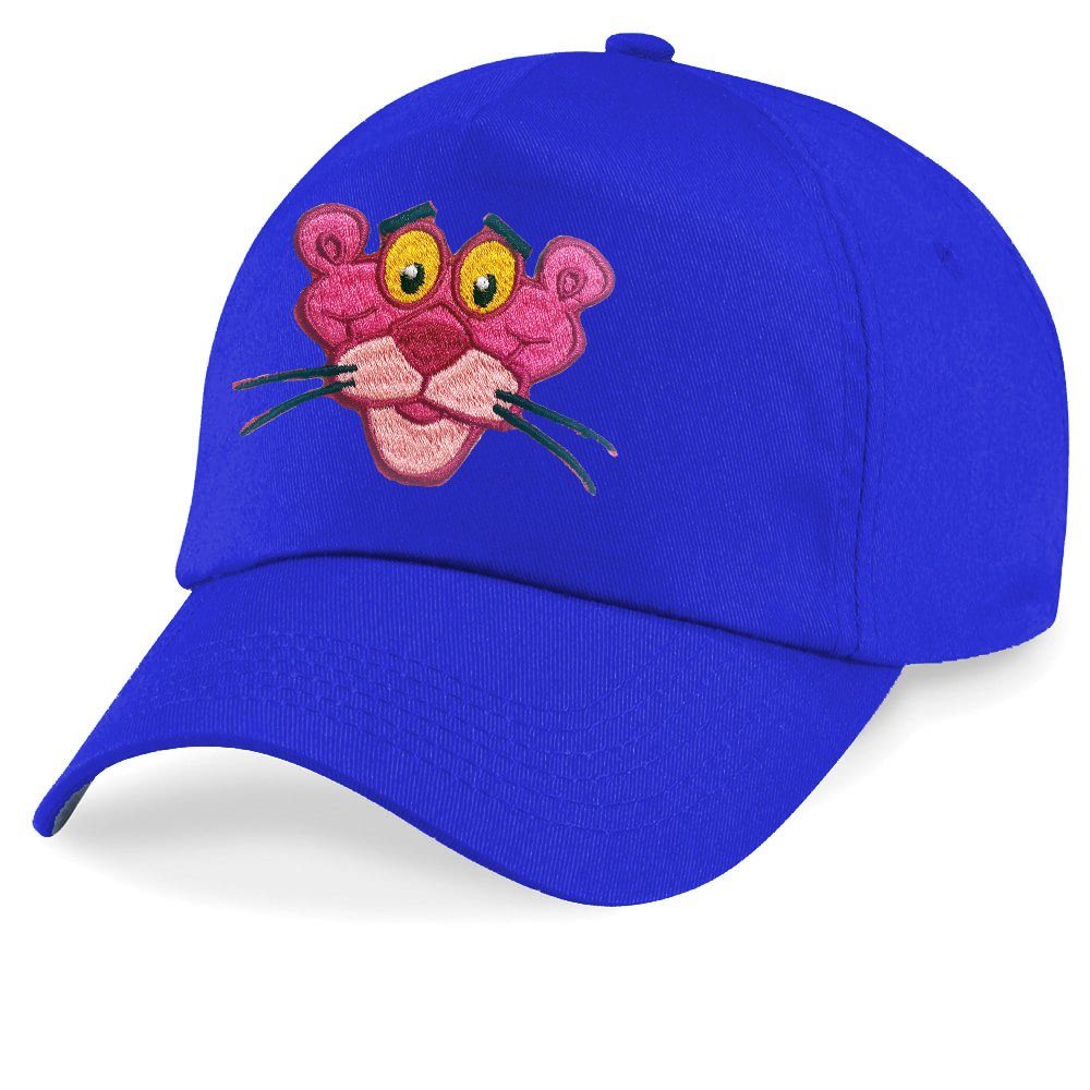 Blondie & Brownie Baseball Cap Kinder Pink Panther Paulchen Stick Patch Rosarote One Size Royalblau