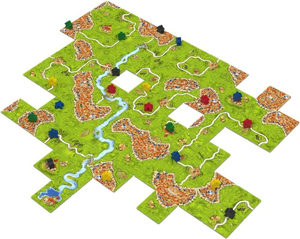 Hans im Glück Spiel Carcassonne V3.0 Grundspiel Familienspiele Strategiespiel