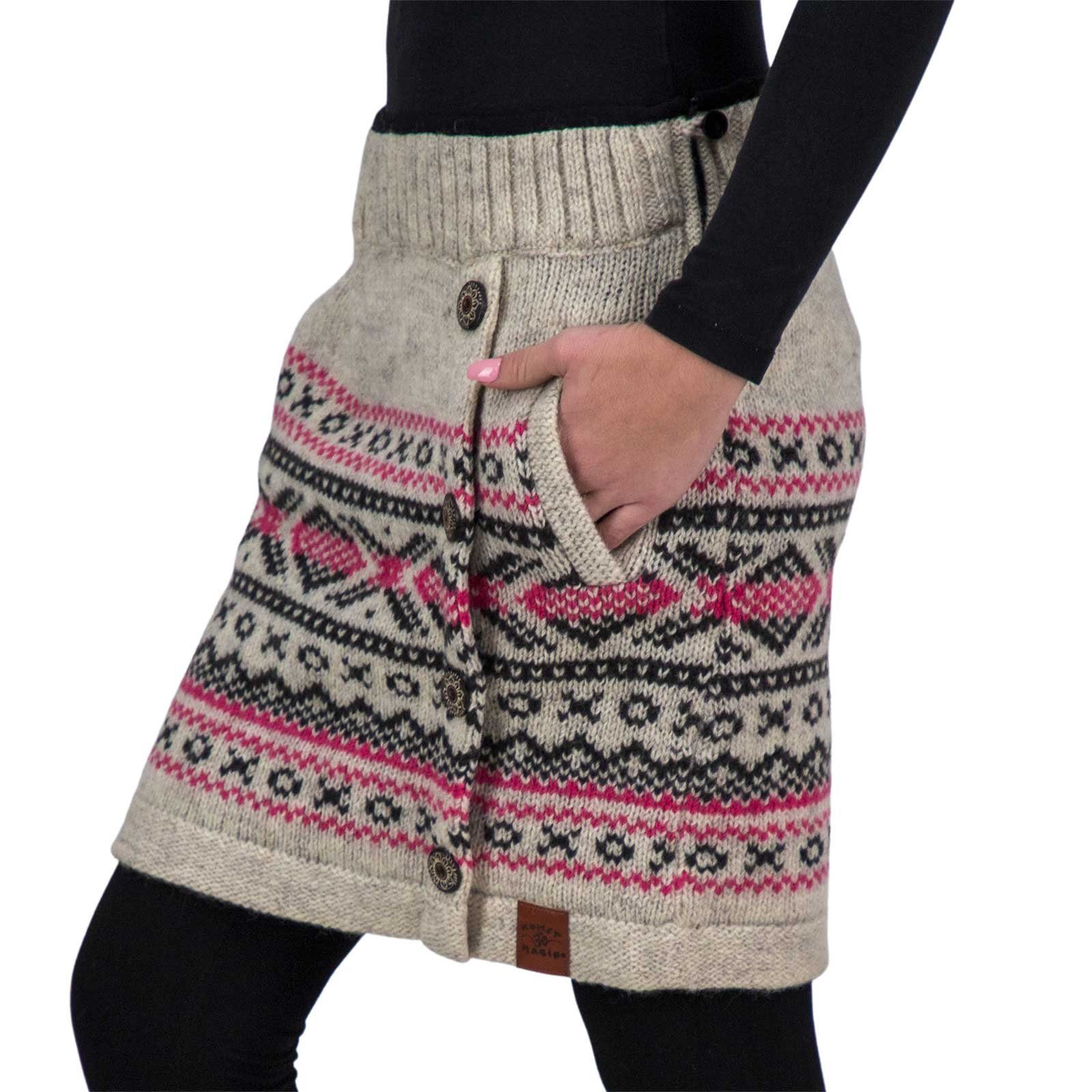 KUNST UND MAGIE Strickrock Bunter Strickrock günstig online kaufen