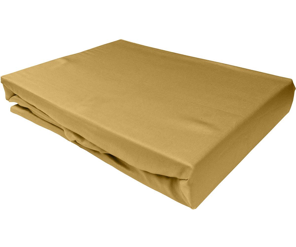 BETTWAESCHE-MIT-STIL Spannbettlaken Mako Satin Spannbettlaken, Matratzenhöh günstig online kaufen