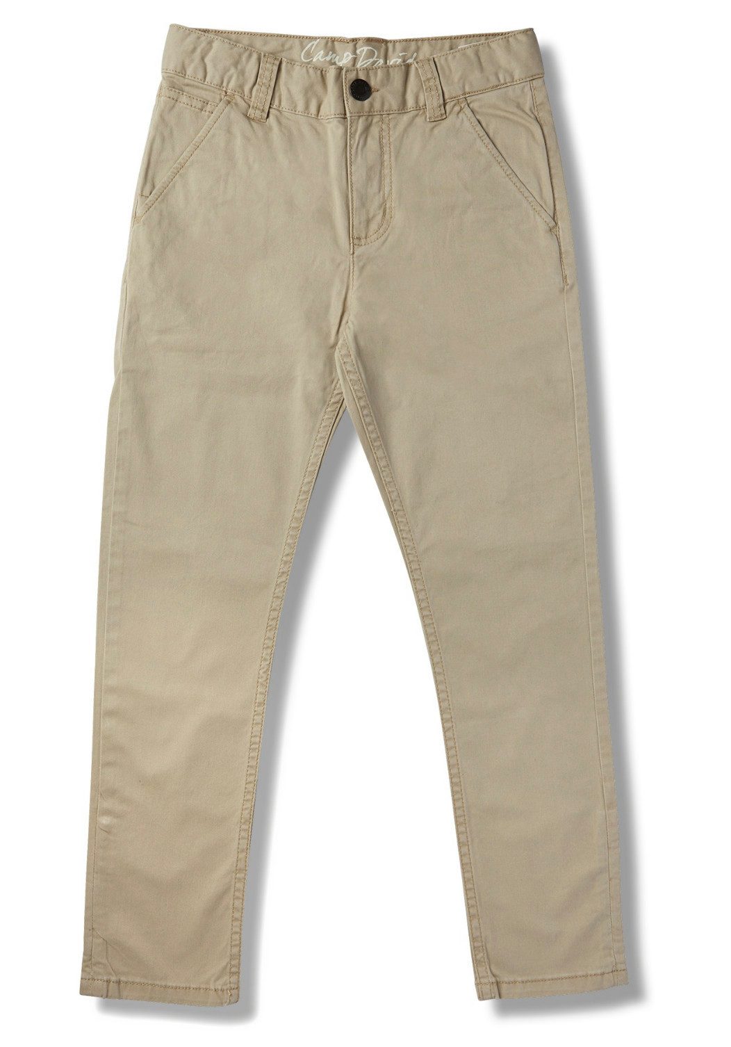 Chinohose Jungen Chino Hose Baumwolle Stretch beige