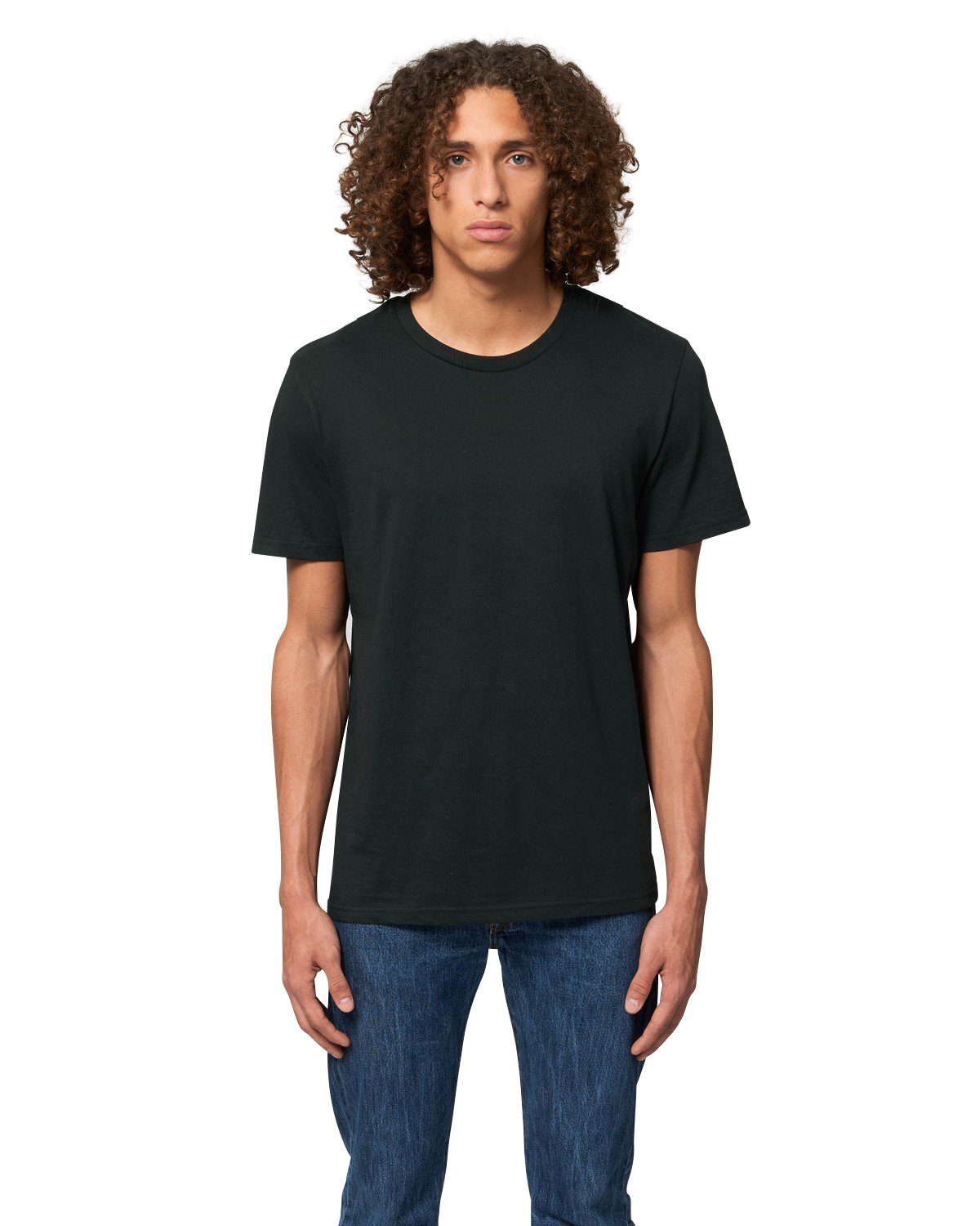 Black T-Shirt Unisex Hochwertiges T-Shirt Bio-Baumwolle aus 100% Hilltop