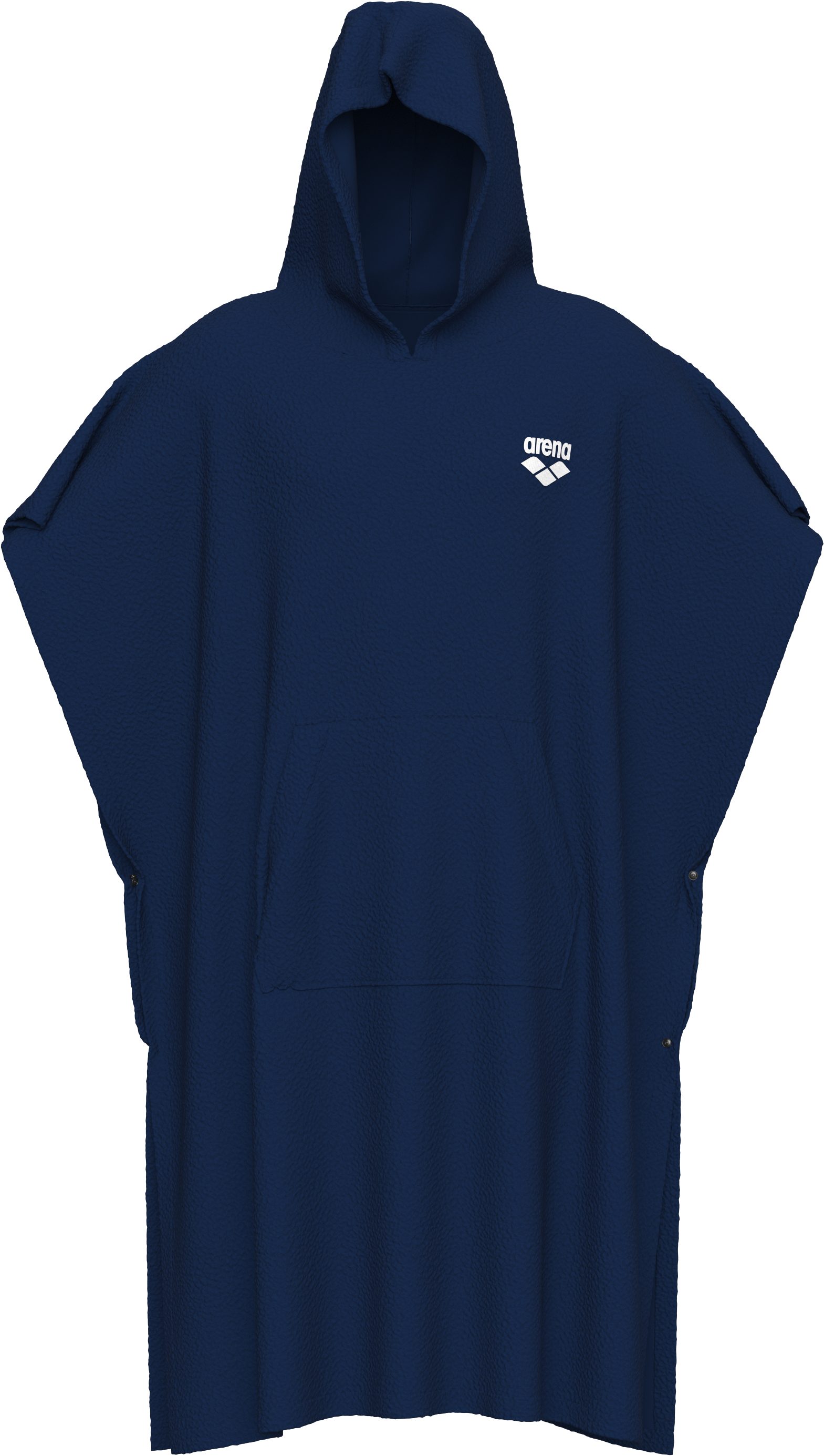 Arena Badeponcho arena Unisex Baumwoll Poncho Bademantel, Midilänge, Baumwolle, Kapuze, ohne, Duschen, Strand, Sport, Schwimmbad, Sauna, Baumwolle, Unisex, bequem