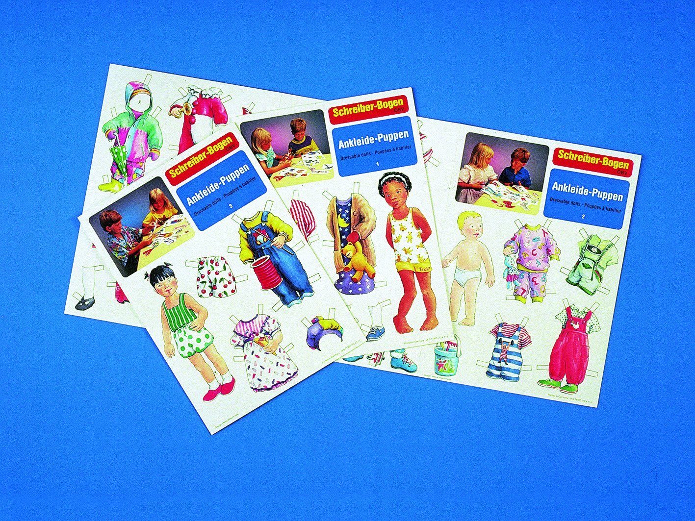 Aue Verlag Modellbausatz Ankleide-Puppen, Set 1