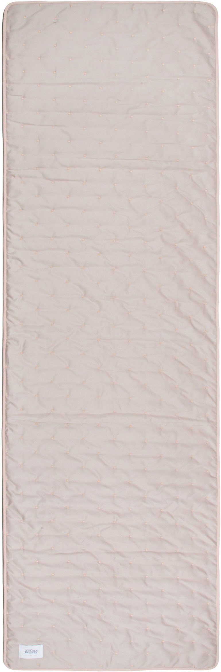 SCHÖNER WOHNEN-Kollektion Bettüberwurf Soft, mit Pünktchensteppung und eingenähtem Fließfutter